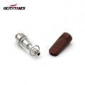 bottom airflow wooden tip 4*2.0mm oil hole size 1.0ml cbd cart